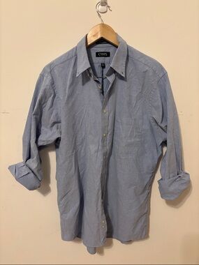 Chaps Men's Light Blue Button-Down Shirt